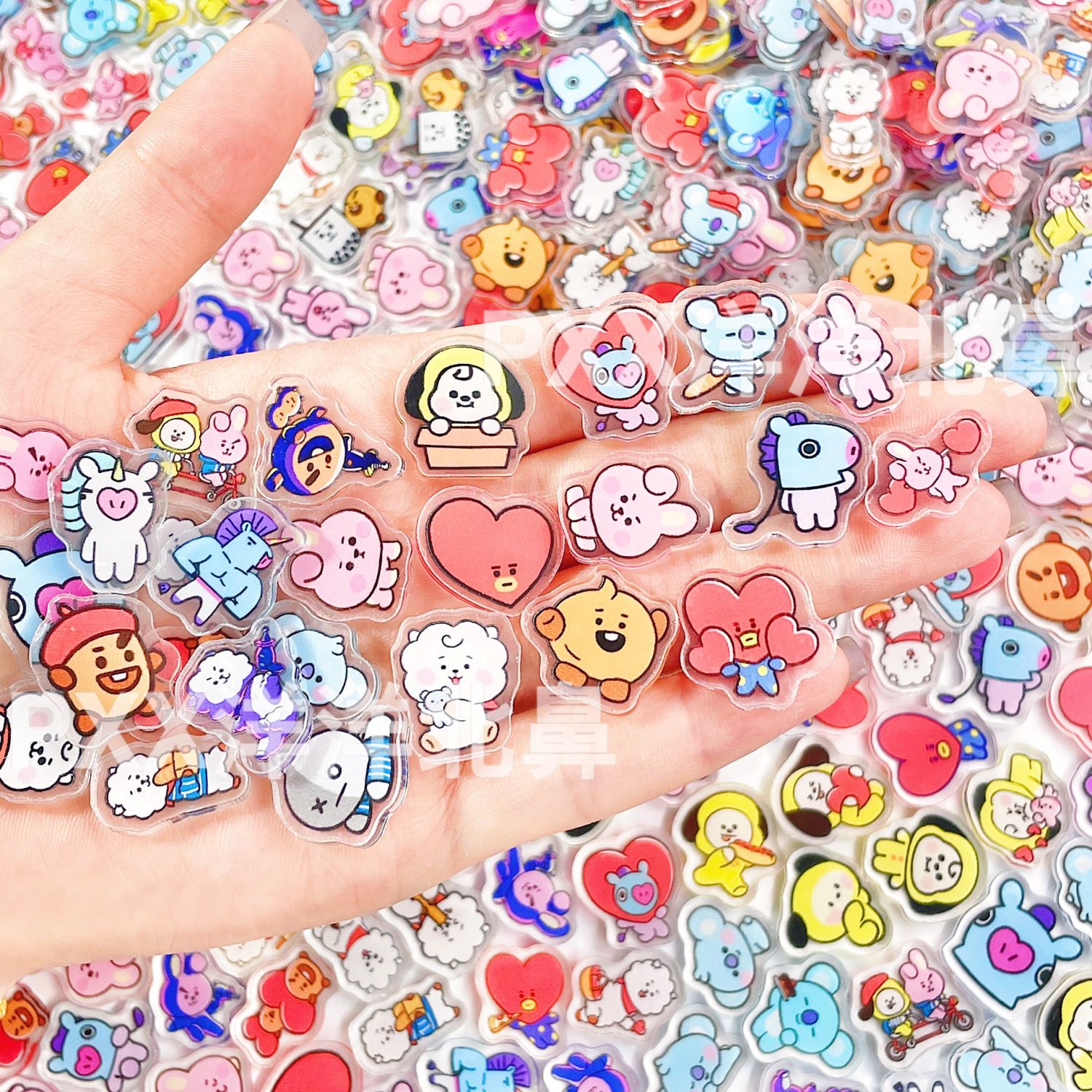 Cosplay Prop Diy - อะคริลิก BT21 BTS แบบชิ้นเดียว ขนาด 2