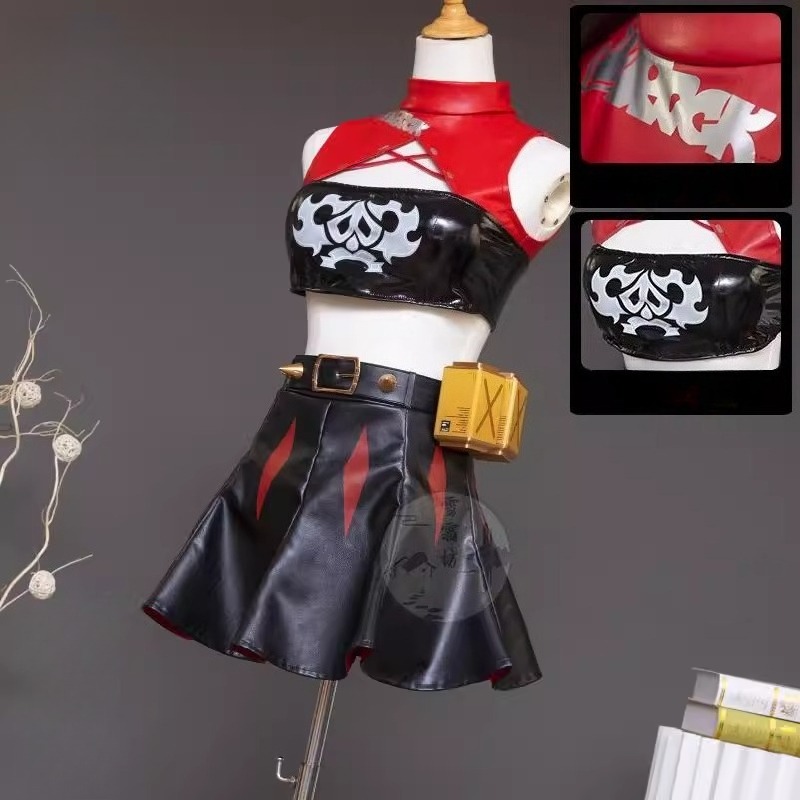 Burnice Cosplay Prop - ชุดคอสเพลย์อนิเมะปาร์ตี้ฮาโลวีนปี 2026 เกม Zenless Zone Zero