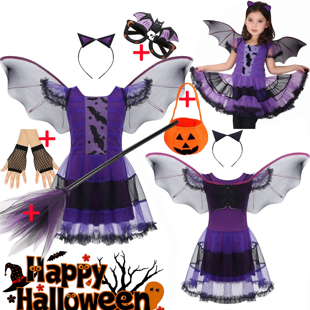 สาวบินค้างคาวคอสเพลย์เครื่องแต - Cosplay Bat Prop บทวิจารณ์และราคา