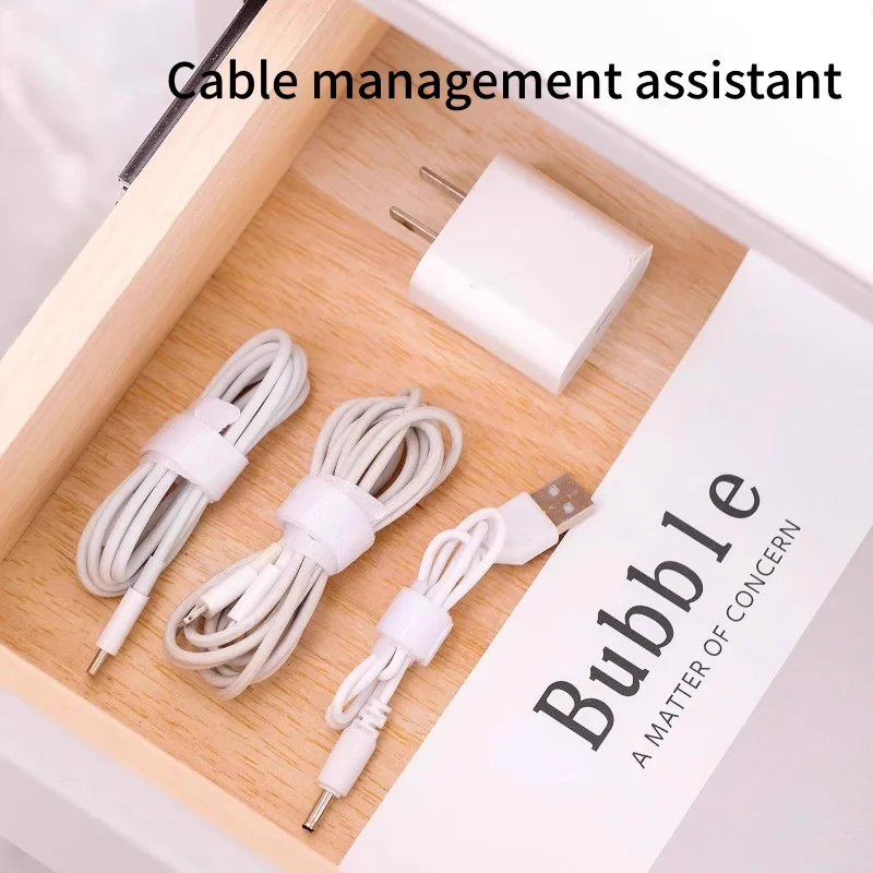 ตัวจัดระเบียบสายเคเบิลแบบใช้ซ้ - Velcro Hook Loop บทวิจารณ์และราคา