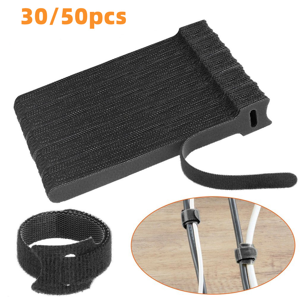 เวลโครสำหรับสายเคเบิล สายรัดเค - Velcro Hook Loop บทวิจารณ์และราคา