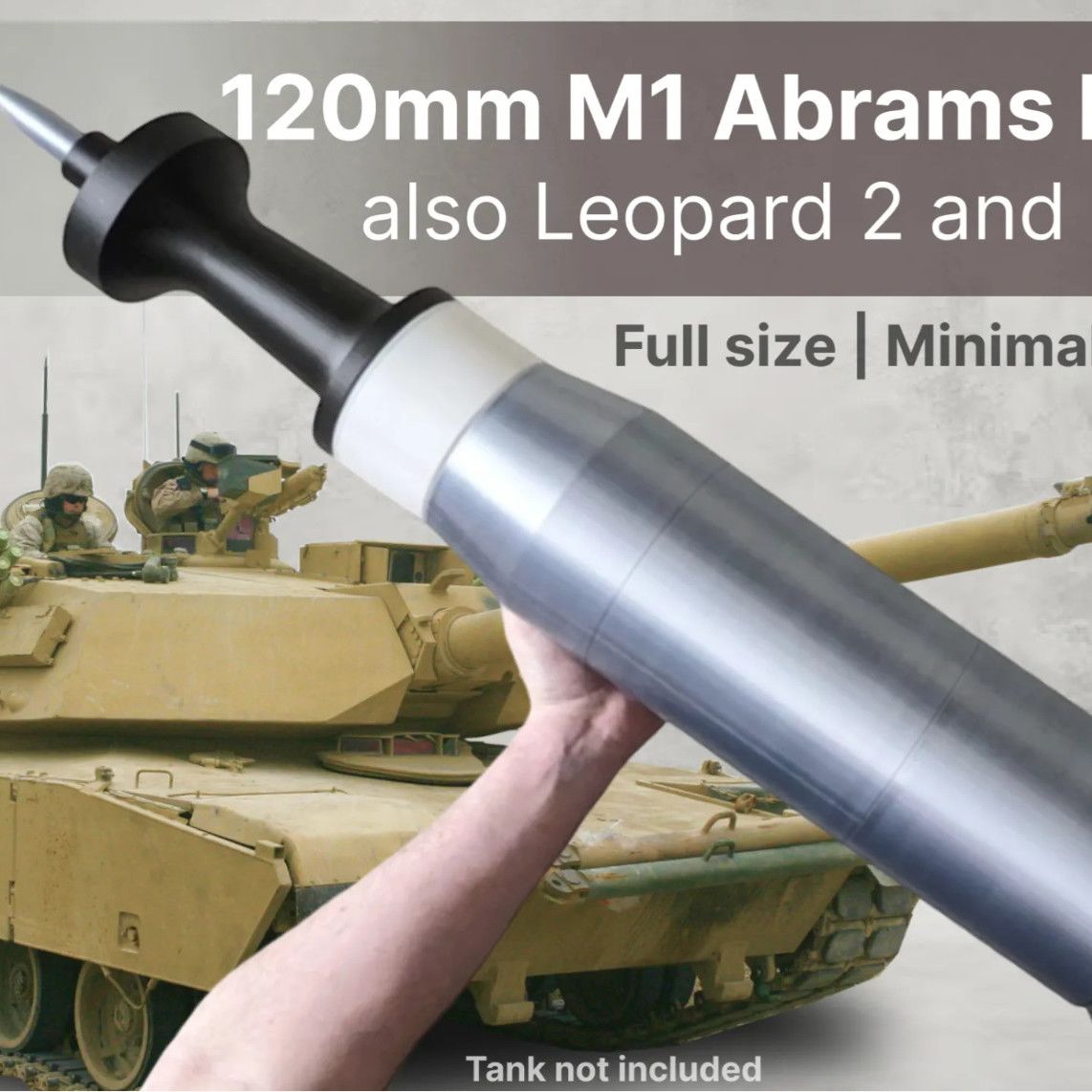 โมเดลประกอบ APFSDS ขนาด 120 มม - Cosplay Prop Display บทวิจารณ์และราคา