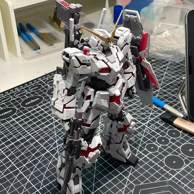 ในสต็อก Hg 1/144 Rx-0 Unicorn  - Bandai Gundam Rg บทวิจารณ์และราคา