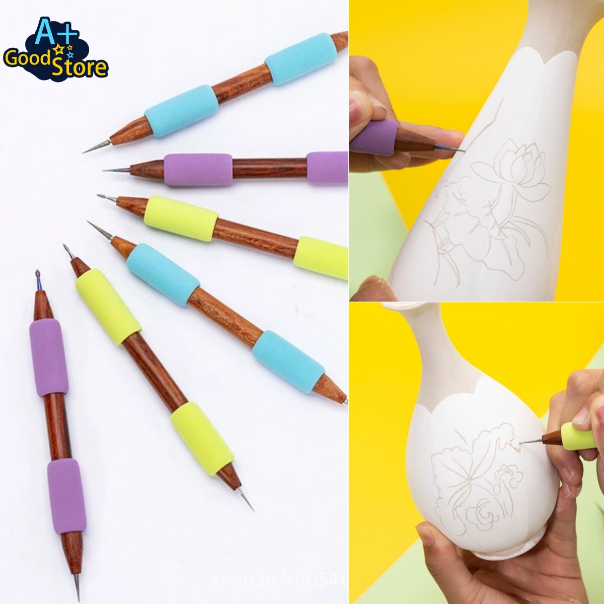 เครื่องมือแกะสลักเซรามิกปลายเพ - Foam Clay Sculpt บทวิจารณ์และราคา