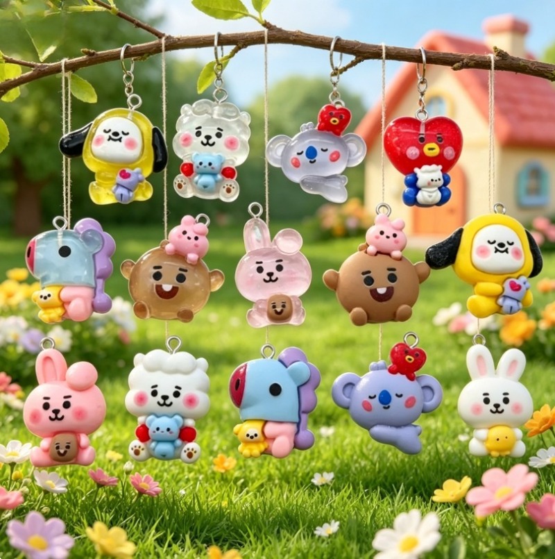 ชุด 7 ชิ้น BT21 ชาร์มการ์ตูนเร - Cosplay Prop Diy บทวิจารณ์และราคา